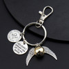 Harries Deathly Hallows Key Chain Platform 9 and Three Quarters I Solemnly Swear Snitch Keyring Kids Toy Model Doll