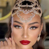 Luxury Rhinestone Bridal Flower Hairband Hair Accessories for Women Fashion Banquet Festival Crystal Tiara Wedding Jewelry Gift