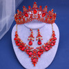 Wedding Crown Headwear Baroque Vintage Crystal Tiara For Women Bridal Crown Jewelry sets Hair Dress Accessories Jewelry