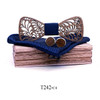 Wood Bowties For Men Mens Cotton Bow Ties Gravatas Corbatas Business Butterfly Cravat Tie For Party Wedding Wood Ties T242