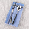 12pcs Simple Polyester Cotton Light Colored Handkerchiefs Checkered Square Edge Handkerchief For Men Elderly Soft Suit Pocket