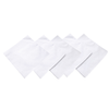 5Pcs Pure Baby Rags DIY Making Noserag Graffiti Handkerchief DIY Accessories White