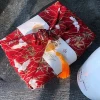 140x140cm Furoshiki Traditional Japanese Style New Year Christmas Wrapping Cloth Flower Fabric for Gift Box Packaging