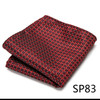 Newest design 126 Many Color Silk Luxury Handkerchief Pocket Square Polka dot Dropshipping Ivory Memorial Day
