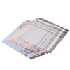 10pcs Cotton soft comfortable handkerchiefs Man 38cm Pattern Square Hankies