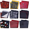 Design Pocket Square Handkerchief 23*23CM Paisley Dot Chest Hankies for Wedding Men's Suit Hanky Chest Towel Free Shipping