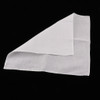 5/ 10pcs Mens White Handkerchiefs Cotton Square Super Soft Washable Hanky Chest Towel Pocket Square 28 x 28cm Pocket Towel