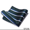 Mix Colors Great Quality Silk Gold Plaid Man's Independence Day Fit Group Pocket Square Handkerchiefs