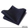 Mix Colors Great Quality Silk Gold Plaid Man's Independence Day Fit Group Pocket Square Handkerchiefs