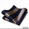 Mix Colors Great Quality Silk Gold Plaid Man's Independence Day Fit Group Pocket Square Handkerchiefs