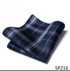 Mix Colors Great Quality Silk Gold Plaid Man's Independence Day Fit Group Pocket Square Handkerchiefs