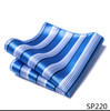Mix Colors Great Quality Silk Gold Plaid Man's Independence Day Fit Group Pocket Square Handkerchiefs