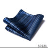 Mix Colors Great Quality Silk Gold Plaid Man's Independence Day Fit Group Pocket Square Handkerchiefs
