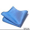 Mix Colors Great Quality Silk Gold Plaid Man's Independence Day Fit Group Pocket Square Handkerchiefs