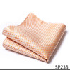 Mix Colors Great Quality Silk Gold Plaid Man's Independence Day Fit Group Pocket Square Handkerchiefs