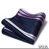 Mix Colors Great Quality Silk Gold Plaid Man's Independence Day Fit Group Pocket Square Handkerchiefs