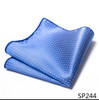 Mix Colors Great Quality Silk Gold Plaid Man's Independence Day Fit Group Pocket Square Handkerchiefs