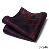 Mix Colors Great Quality Silk Gold Plaid Man's Independence Day Fit Group Pocket Square Handkerchiefs