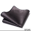 Mix Colors Great Quality Silk Gold Plaid Man's Independence Day Fit Group Pocket Square Handkerchiefs