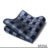 Mix Colors Great Quality Silk Gold Plaid Man's Independence Day Fit Group Pocket Square Handkerchiefs