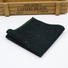 Men's and Women's Sunshine Style Wool Pocket Square Color Handkerchief Leisure Scarf 23cm