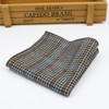 Men's and Women's Sunshine Style Wool Pocket Square Color Handkerchief Leisure Scarf 23cm