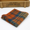 Men's and Women's Sunshine Style Wool Pocket Square Color Handkerchief Leisure Scarf 23cm