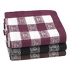 3/6PCs Fashion Square Handkerchief For Men Gentlemen Vintage Jacquard Grid Pocket Cotton Towel For Business Wedding Party