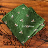 Fashion Hot Cute Bee Jacquard Handkerchief 22cm Polyester Men Pocket Square Navy Green Tuxedo Suit Wedding Party Accessory Gift