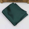 Solid Color Vintage Fashion Party Men's Handkerchief Groomsmen Men Polyester Plaid Pocket Square Hanky Handkerchiefs No.1-20