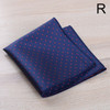 Pocket Square Handkerchiefs Men Suits Vintage Floral Print Silk Handkerchief Party Pocket Square Business Suit Hanky Accessories