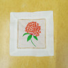 Set of 120 White Linen Hemstitched Cocktail Napkins Small Cloth Beverage Party Wedding Coffee Derssert Napkins Coaster 6"