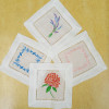 Set of 120 White Linen Hemstitched Cocktail Napkins Small Cloth Beverage Party Wedding Coffee Derssert Napkins Coaster 6"
