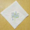 Set of 12 Handkerchiefs Fabric linen Hemstitched Borde Table Napkin Ladder Embroidery Lily Flower Dinner Napkins 18x18/20x20inch