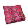 Fashion Floral Jacquard Blue Pink Red Polyester Men Casual Pocket Square Wedding Patry Suit Dress Handkerchief Hankies Accessory