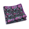 Fashion Floral Jacquard Blue Pink Red Polyester Men Casual Pocket Square Wedding Patry Suit Dress Handkerchief Hankies Accessory
