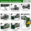 Portable Zoom HD 5000M Telescope Folding Long Distance Mini Powerful