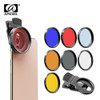 Apexel 52mm Cell Phone Camera Lens Kits With Cpl Star Gradient Color