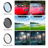 Apexel 52mm Cell Phone Camera Lens Kits With Cpl Star Gradient Color
