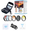 Apexel 52mm Cell Phone Camera Lens Kits With Cpl Star Gradient Color