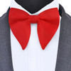 Classic Silk Solid Green Red Black Big Bow Tie for Man Fashion Bowknot Party Business Office Wedding Gift Accessories