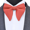 Classic Silk Solid Green Red Black Big Bow Tie for Man Fashion Bowknot Party Business Office Wedding Gift Accessories