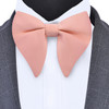 Classic Silk Solid Green Red Black Big Bow Tie for Man Fashion Bowknot Party Business Office Wedding Gift Accessories