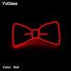 Creative Fluorescent LED Bow Tie Light Up Gentleman Tie Bar Club Props Neon Glowing Dance Masquerade Mens Bow Tie Costume