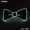 Creative Fluorescent LED Bow Tie Light Up Gentleman Tie Bar Club Props Neon Glowing Dance Masquerade Mens Bow Tie Costume