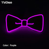 Creative Fluorescent LED Bow Tie Light Up Gentleman Tie Bar Club Props Neon Glowing Dance Masquerade Mens Bow Tie Costume