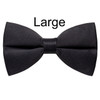 Satin White Pre-tied Bowtie for Father and Son Wedding Family Party Adjustable Men's Bow Tie Boy Butterfly Knots галстук Gifts