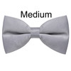 Satin White Pre-tied Bowtie for Father and Son Wedding Family Party Adjustable Men's Bow Tie Boy Butterfly Knots галстук Gifts