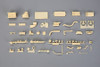 Hobby Design HD03-0551 1/24 Mitsbsh 4G63 Engine Detail Set (Resin+PE+Metal parts)  Model Car Modifications