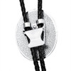 Handmade Bolo tie- Unique Luminous Stone Native American White 3D Scorpion Animal Bolo tie for Men